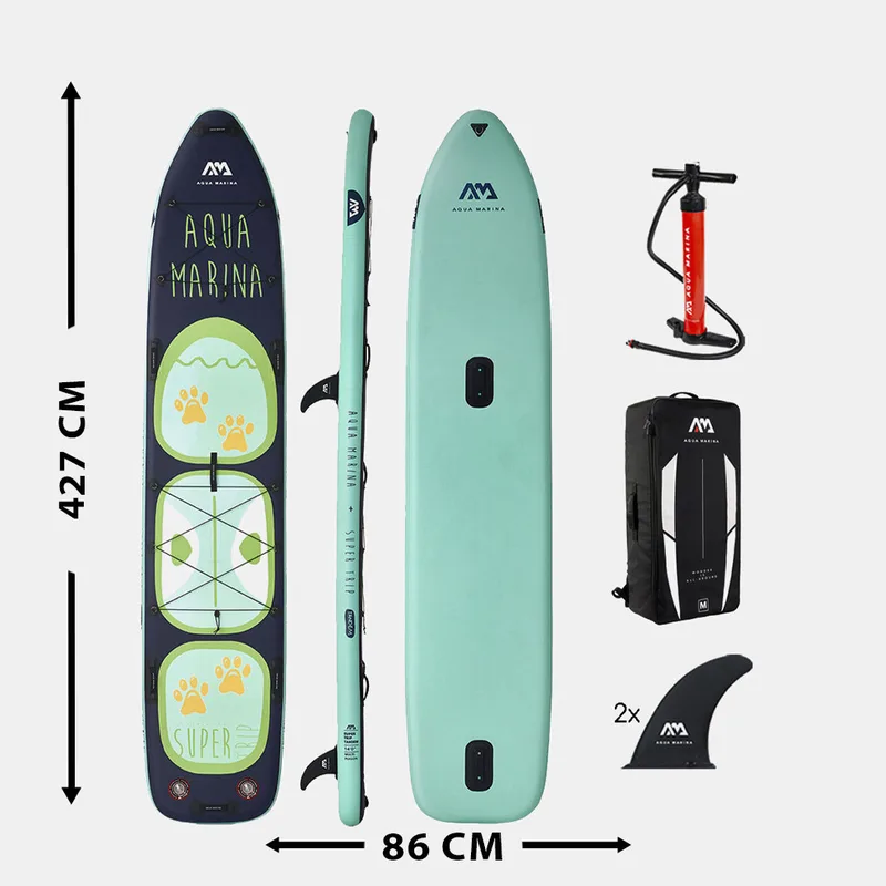 Aqua Marina Am Sup Supertrip Tandem-Familly 427x86x15cm Φουσκωτή Σανίδα SUP (9000108851_38150)