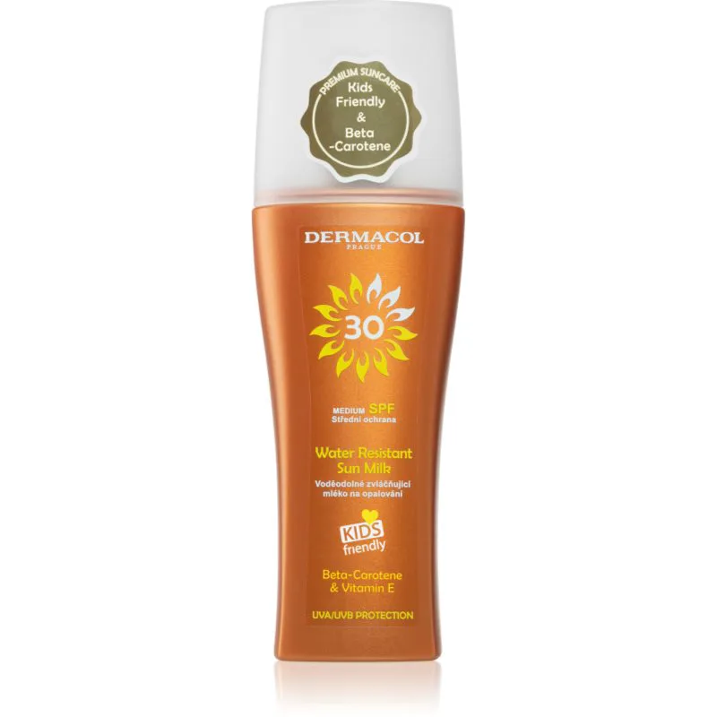 Dermacol Sun Water Resistant αδιάβροχο αντηλιακό γάλα SPF 30 σε σπρέι 200 ml
