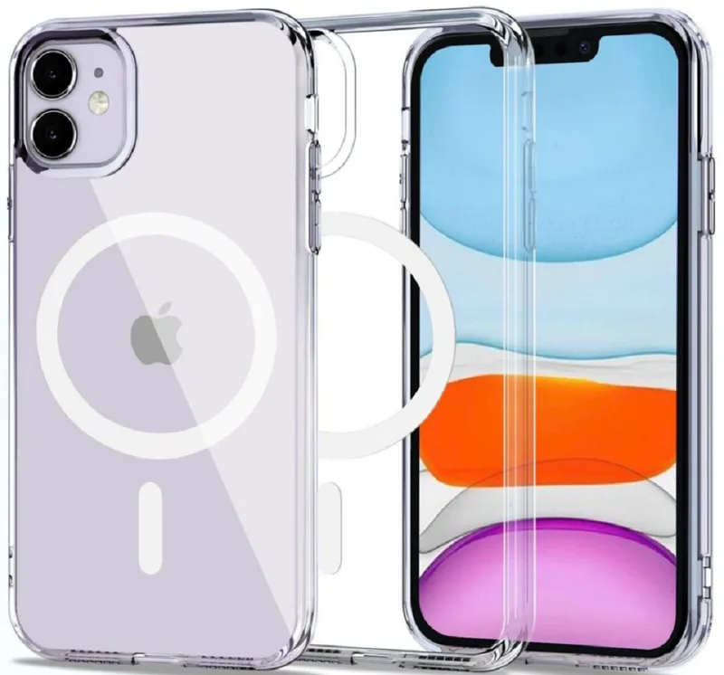 Tech-Protect MagMat - Σκληρή Διάφανη Θήκη MagSafe Apple iPhone 11 - Clear (9589046922572)