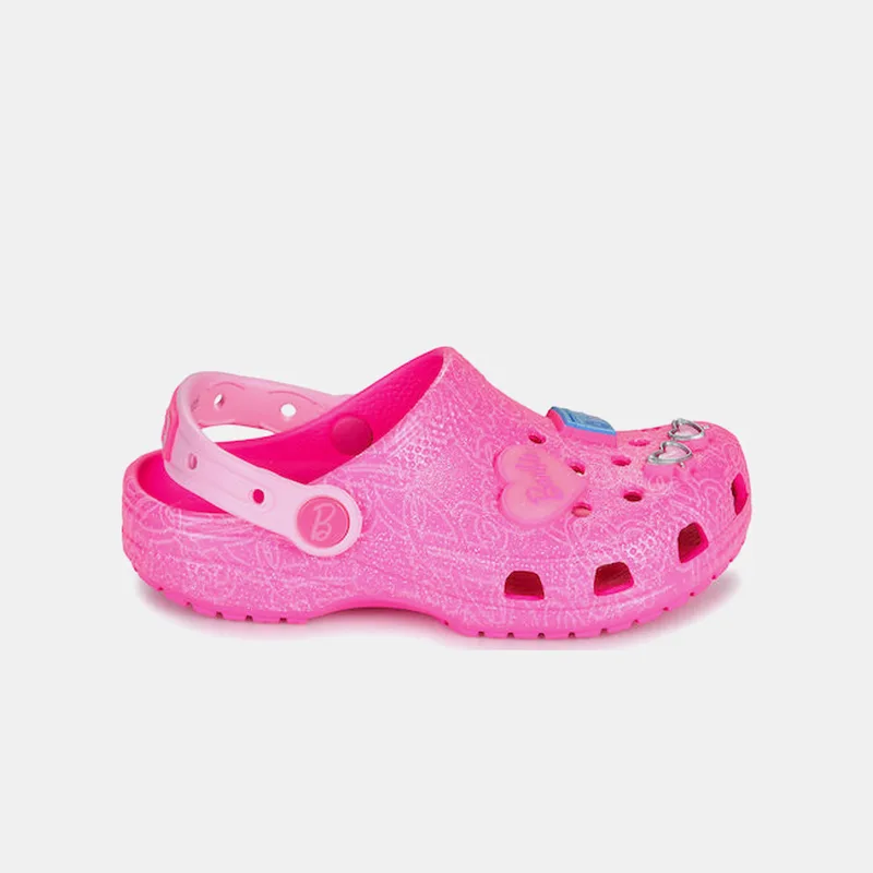 Crocs Kattel Ροζ Barbie Classic Clog Βρεφικά Σανδάλια (9000262296_1523)