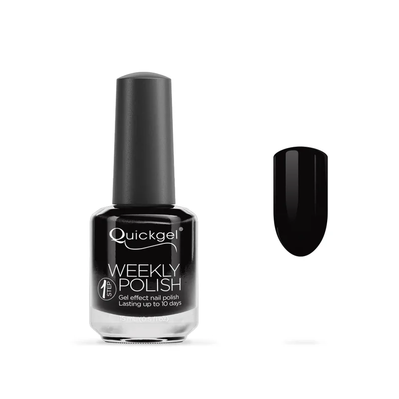 Quickgel No 83 - Black Βερνίκι 15 ml - Weekly polish