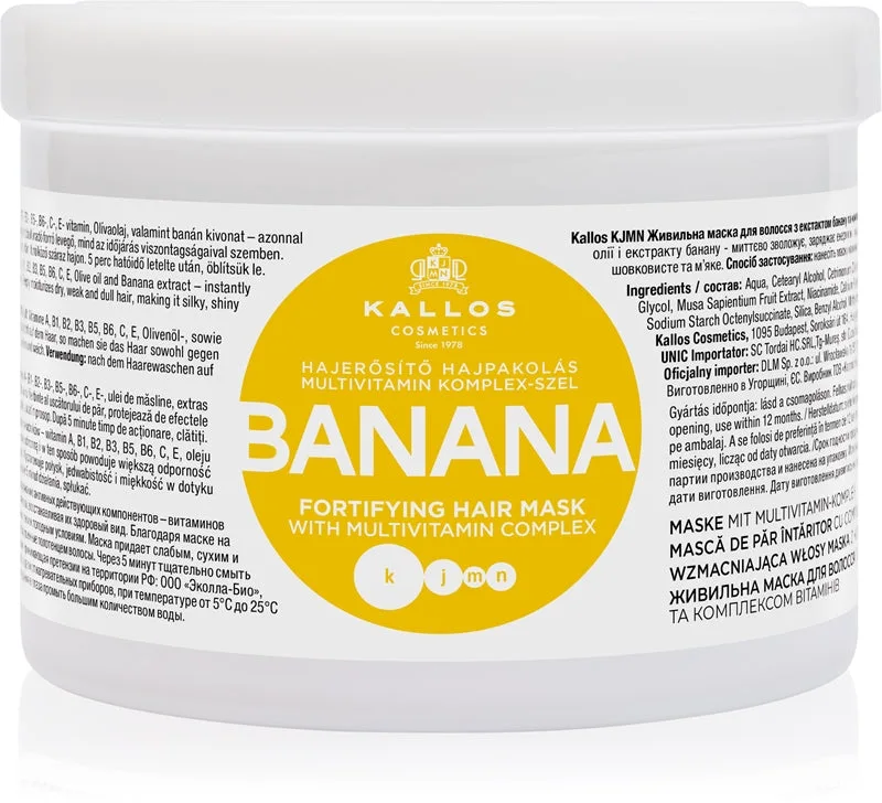 Kallos Fortifying Banana Hair Mask - 500ml
