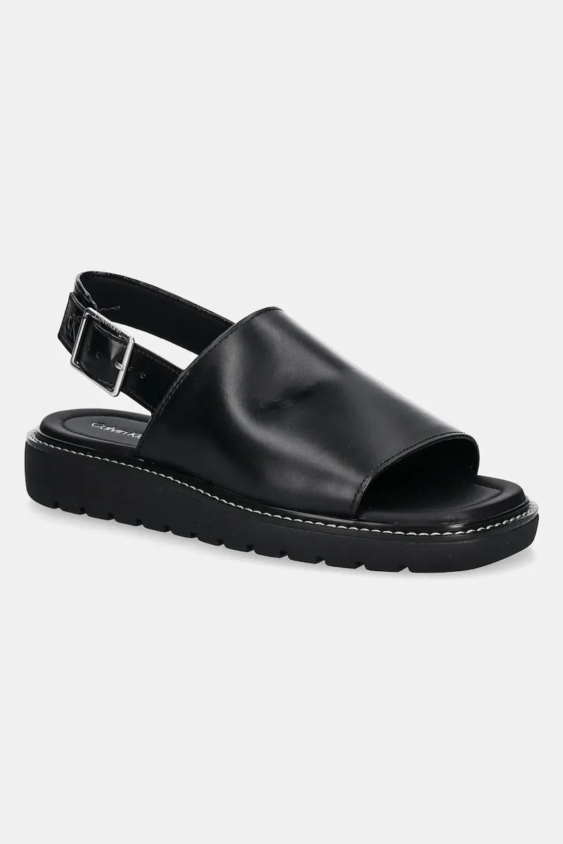 Σανδάλια Calvin Klein Jeans SQ MOLDED SANDAL SLING MG LTH