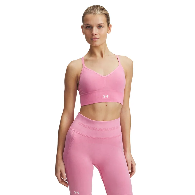 Σουτιέν Under Armour Vanish Seamless Washed Low Shaded Fuchsia/ White L