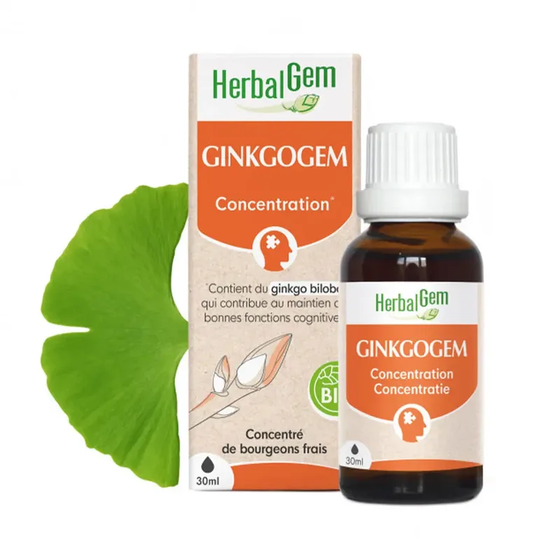 Herbalgem Gemmotherapy Complexes Concentration Bio Ginkgogem 30ml