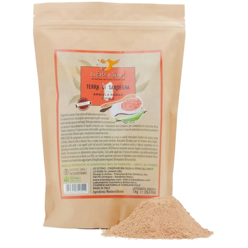 Le erbe di janas Red Clay, 50 g