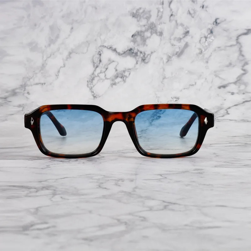 AXEL 21EP4 - AXEL - TORTOISE - GRADIENT BLUE Sunglasses | Tortoise | Gradient Blue Shades | Explicit Poets Sunglasses