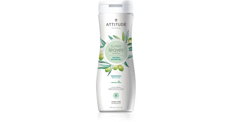 Attitude Super Leaves Olive Shower Gel naturale hydrating effect 473 ml