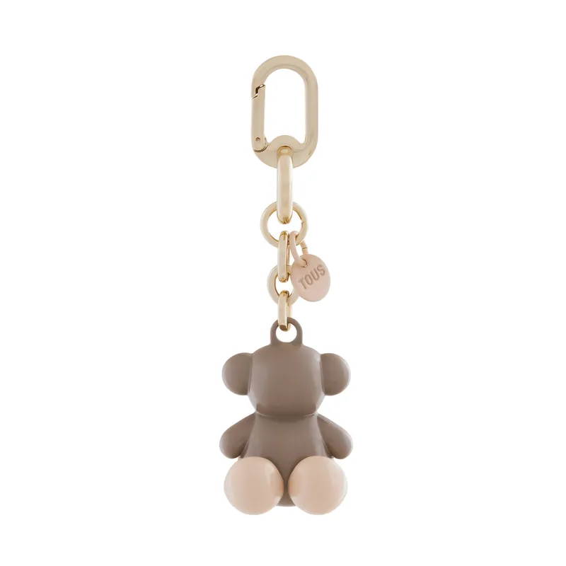 Μπρελόκ TOUS Metal Bold Bear 2002200543 Γκρι