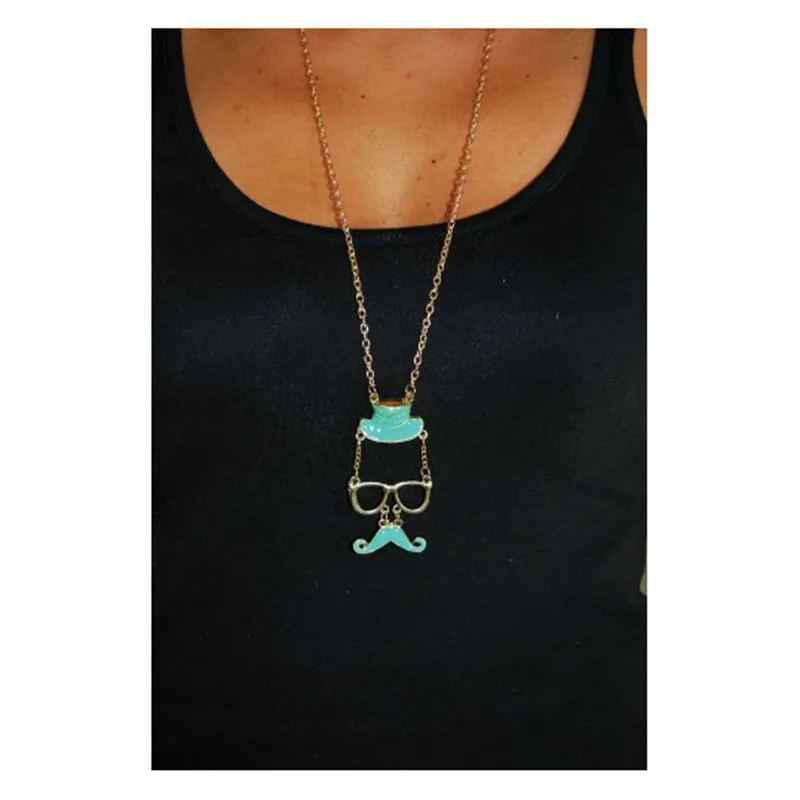 Αποκριάτικο Αξεσουάρ Μενταγιόν Καπέλο-Γυαλιά 4 Χρώματα