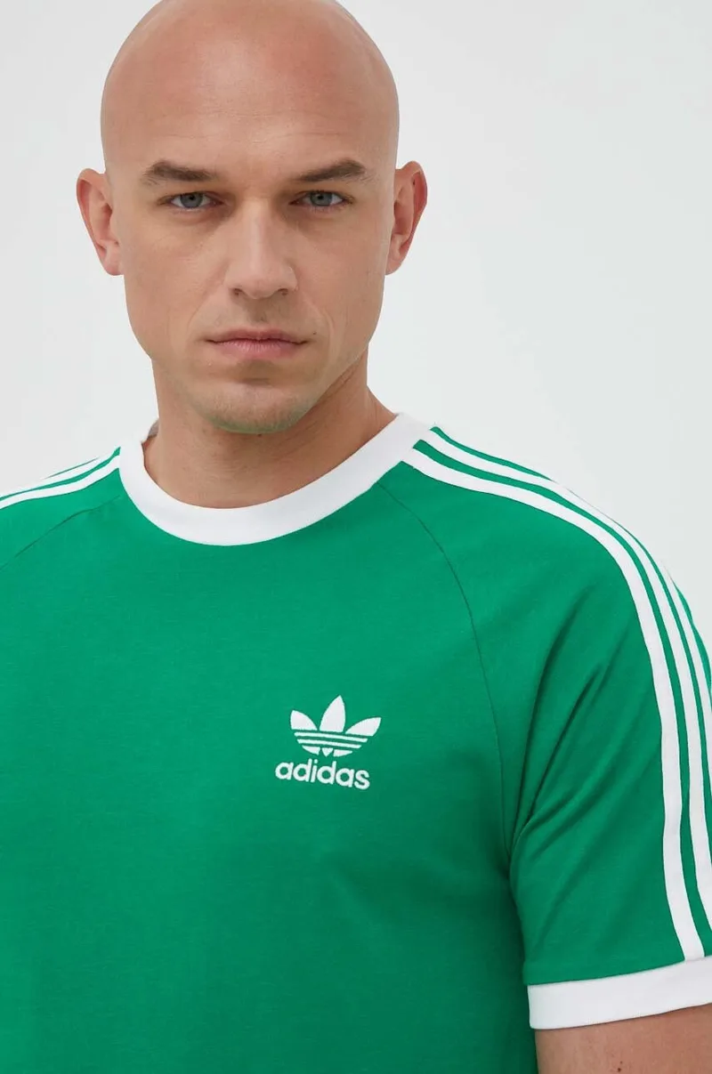 adidas Originals Βαμβακερό μπλουζάκι adidas Originals 0Adicolor Classics 3-Stripes Tee