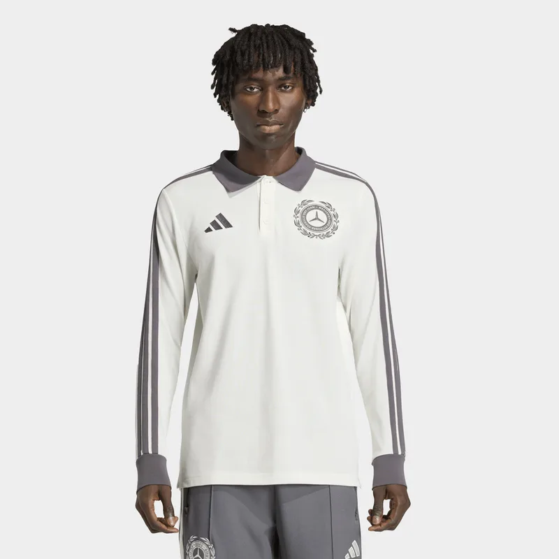 adidas Mercedes-Amg Petronas F1 Silver Arrows Ανδρική Polo με Μακρύ Μανίκι (9000274455_93789)