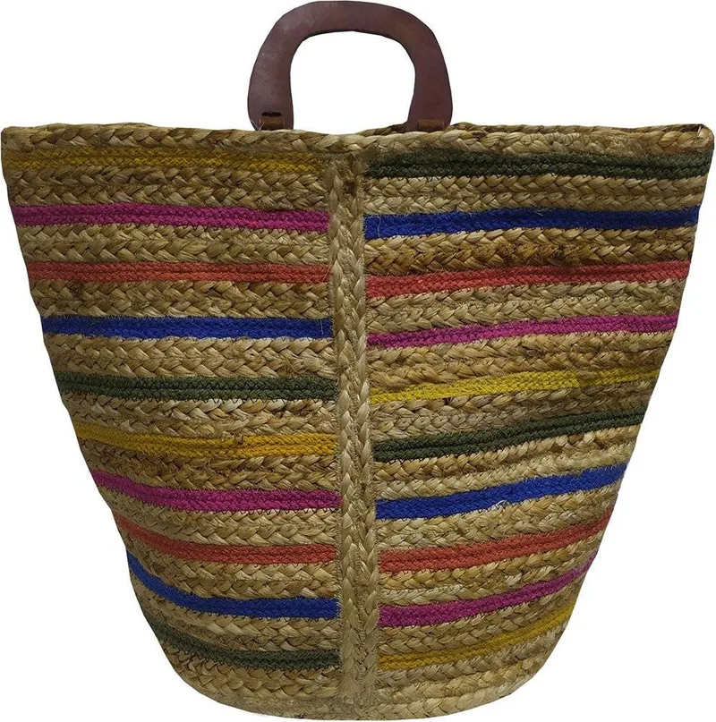 ΤΣΑΝΤΑ ΘΑΛΑΣΣΗΣ ΚΟΜΒΟΣ ΓΙΟΥΤΑ MULTICOLOR DESIGN 7 (40X50CM)