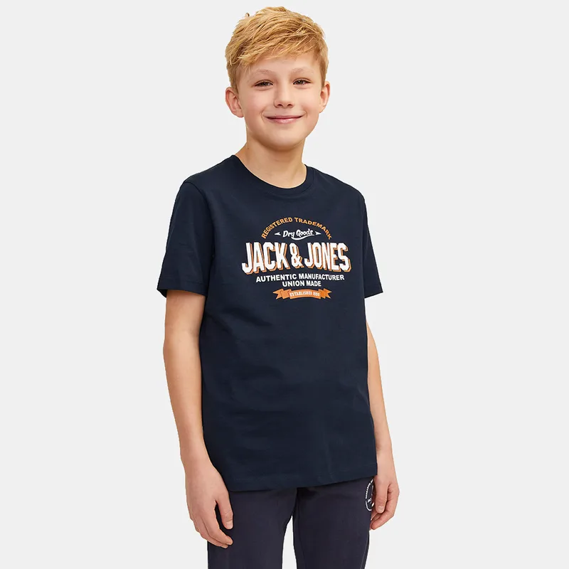 Jack & Jones Jjelogο O-Neck Noos Παιδικό T-Shirt (9000219310_22921)