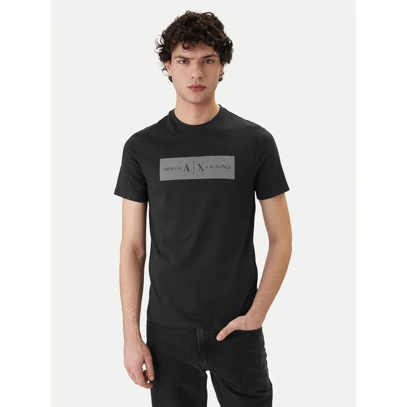 Armani Exchange T-Shirt XM002472 AF10356 UB101 Σκούρο μπλε Slim Fit