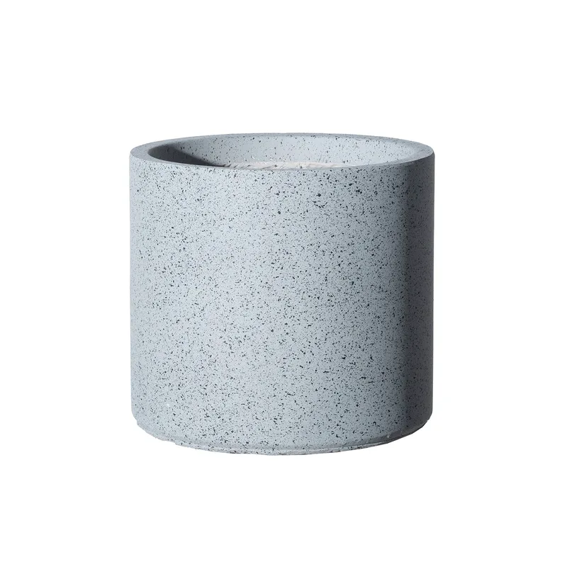 Supergreens Γλάστρα Πήλινη Γκρι "Cement" M 30x30x27 εκ.