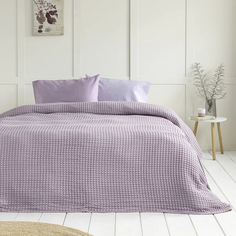 Κουβέρτα Πικέ Υπέρδιπλη 220X240 Nima Comfy Warm Lilac (220x240)