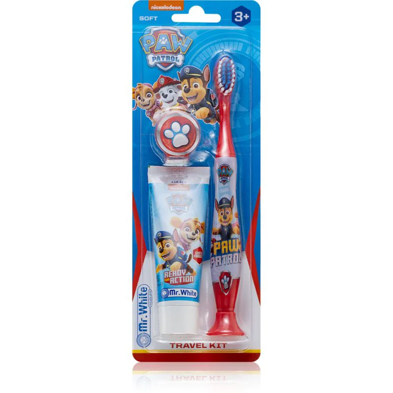 Nickelodeon Paw Patrol Travel Kit Σετ οδοντιατρικής φροντίδας για παιδιά 3y+ Soft 1 τμχ