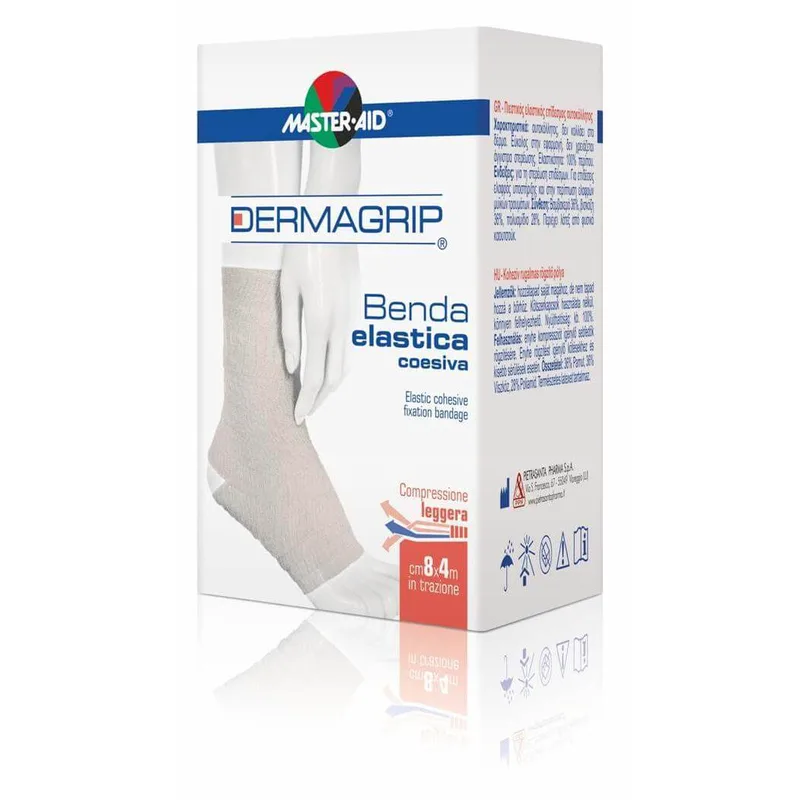 Master Aid Dermagrip Ελαστικός Αυτοκόλλητος Επίδεσμος 1 Τεμάχιο