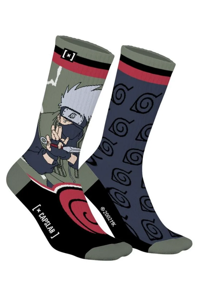 CAPSLAB Κάλτσες NARUTO x CAPSLAB-CL/NAR/1/TEN/KAK - MULTI-CL/NAR/1/TEN/KAK-MULTI