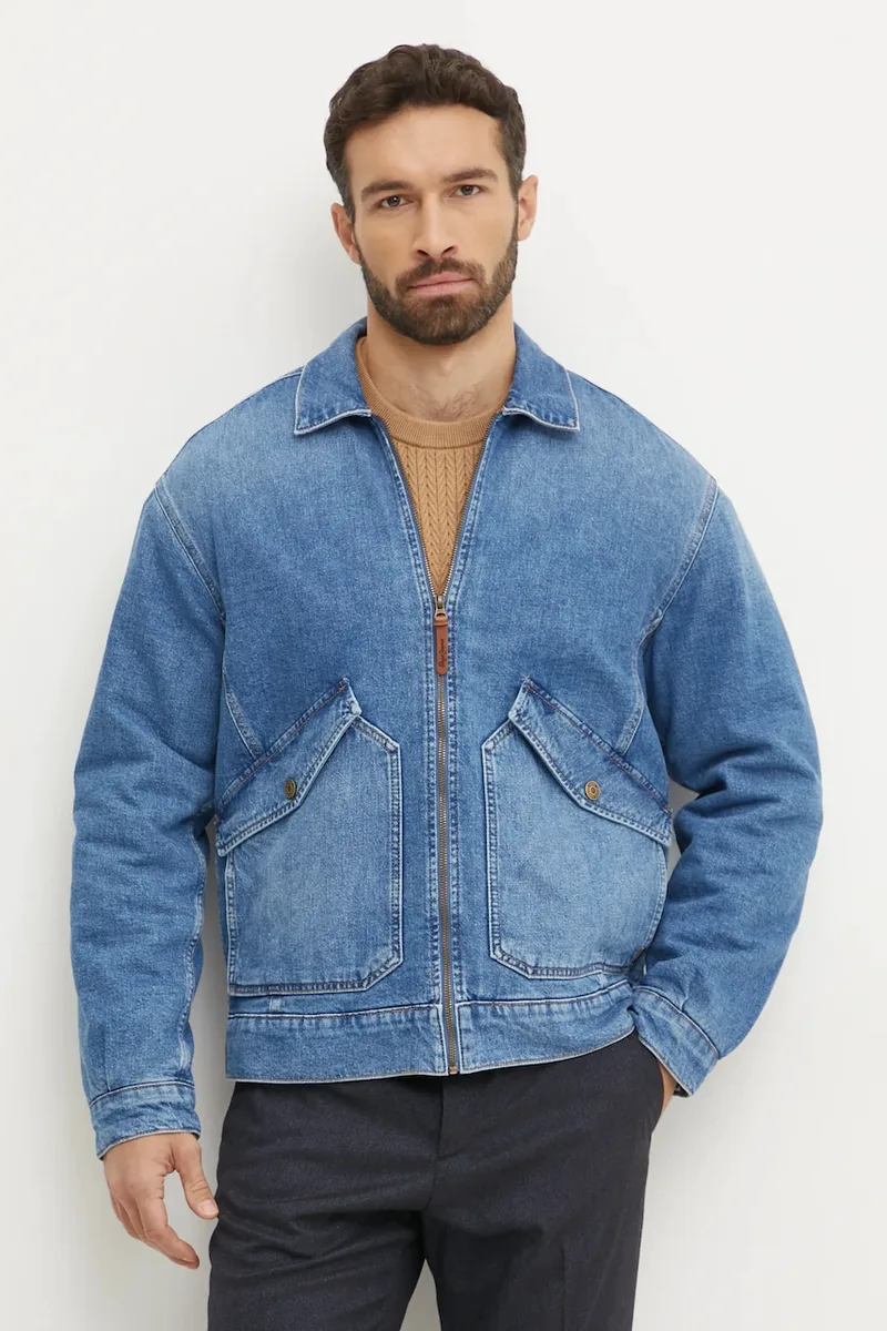 Τζιν μπουφάν Pepe Jeans EMMETT AZURE