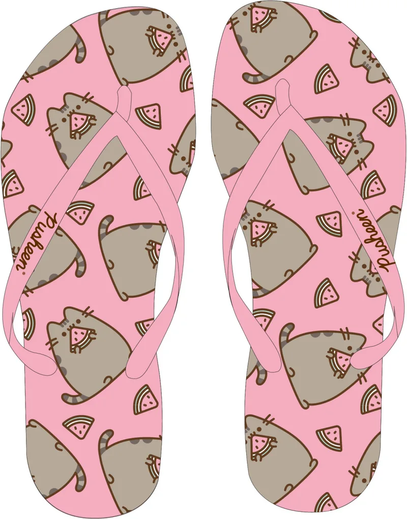 Pusheen Ροζ Παιδικές Σαγιονάρες Flip-Flop Ροζ