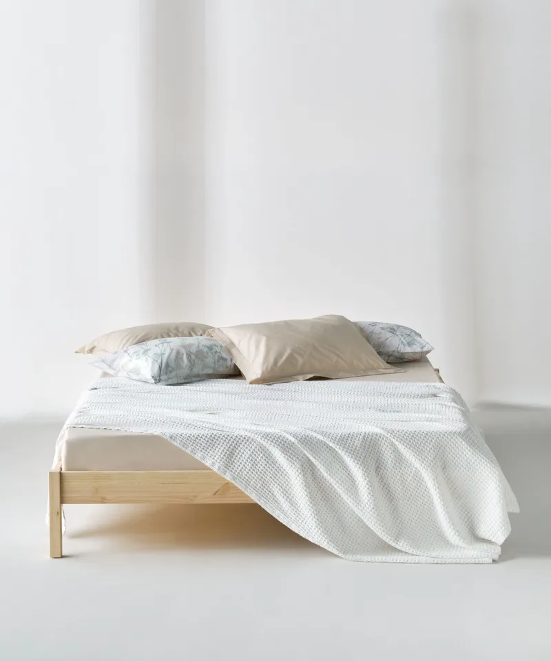 Κουβέρτα Πικέ Υπέρδιπλη Kentia Cecilia 0 White 220x240