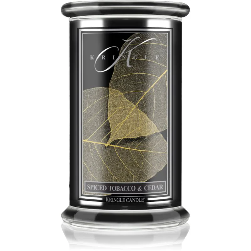 Kringle Candle Spiced Tobacco & Cedar αρωματικό κερί 623 γρ