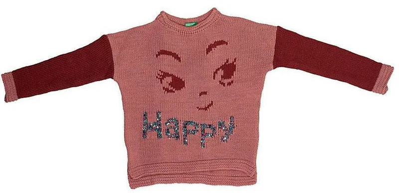 ΠΟΥΛΟΒΕΡ BENETTON MODERN MOB. G. ΣΑΠΙΟ ΜΗΛΟ (82 CM)-(1-2 ΕΤΏΝ)