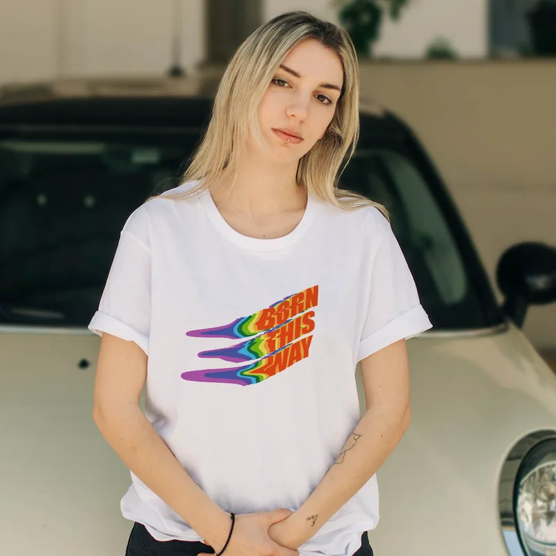 This way - Organic Vegan T-Shirt Unisex - Λευκό - M