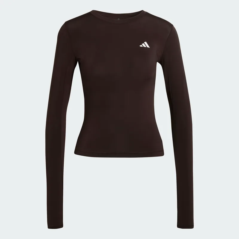 adidas W Power Essentials Workout Contour Long Sleeve Top (9000259353_90436)