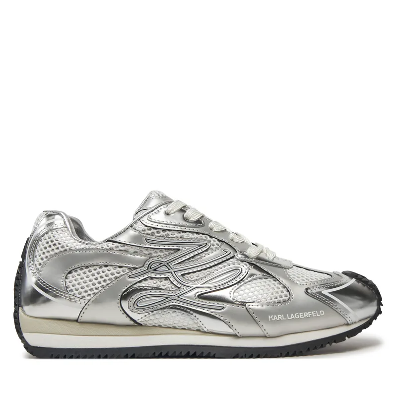 Αθλητικά KARL LAGERFELD Velocette KL63925 Ασημί