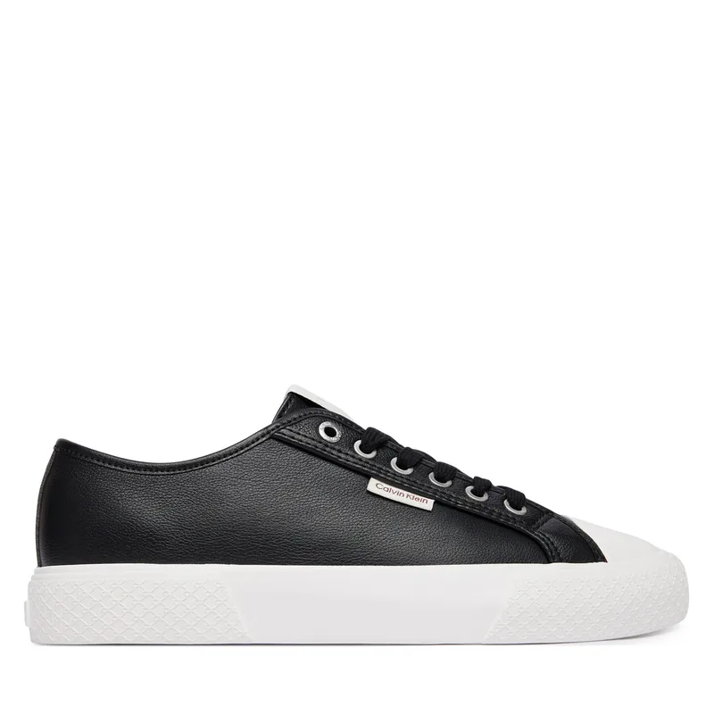 Sneakers Calvin Klein Vulc Lace Up Low Lth HW0HW03077 Μαύρο