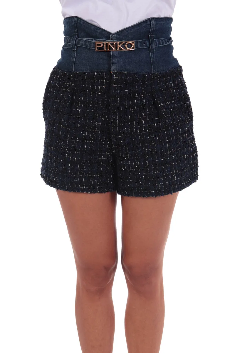 PINKO ΠΑΝΤΕΛΟΝΙ EVA SHORTS ΨΗΛΟΜΕΣΟ ΜΠΛΕ