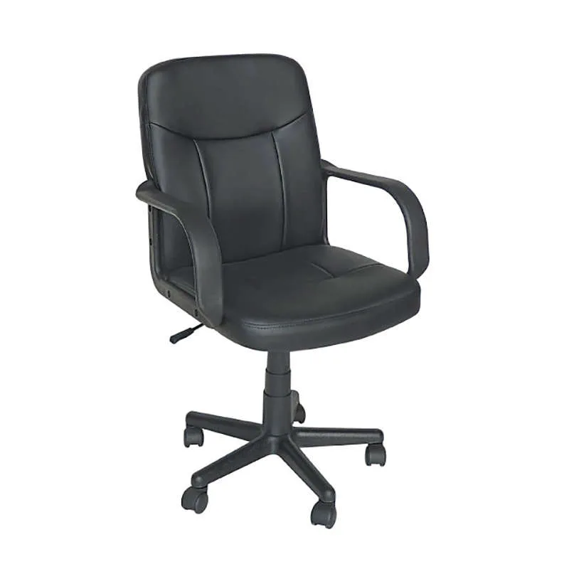 Πολυθρόνα γραφείου (56Χ55Χ39) BS1100 BLACK, KATOIKEIN DECO