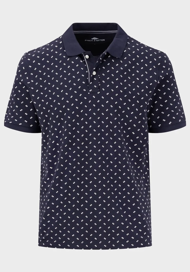 Fynch Hatton Polo Μπλούζα της σειράς Minimal - 1504 1313 685 Navy