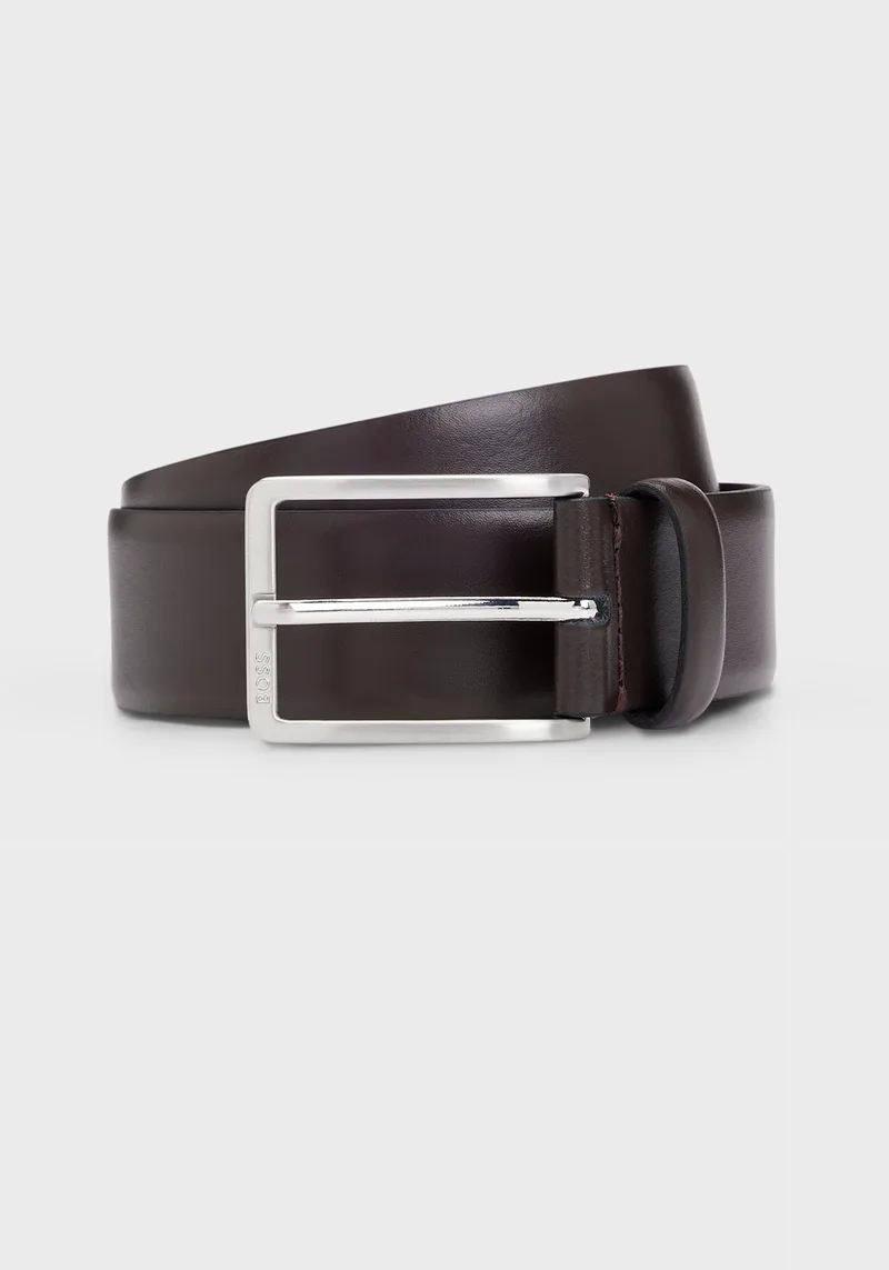 BOSS Ζώνη Erman L - 50491834 205 Dark Brown