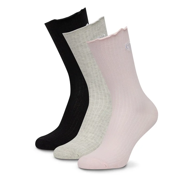 Κάλτσες μακριές Roxy AS_ROXY_01W_SS25 (3-PACK) Ροζ