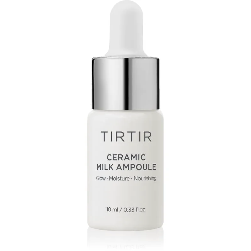 TIRTIR Ceramic Milk Ampoule ενυδατικός ορός προσώπου για λαμπρή επιδερμίδα 10 ml