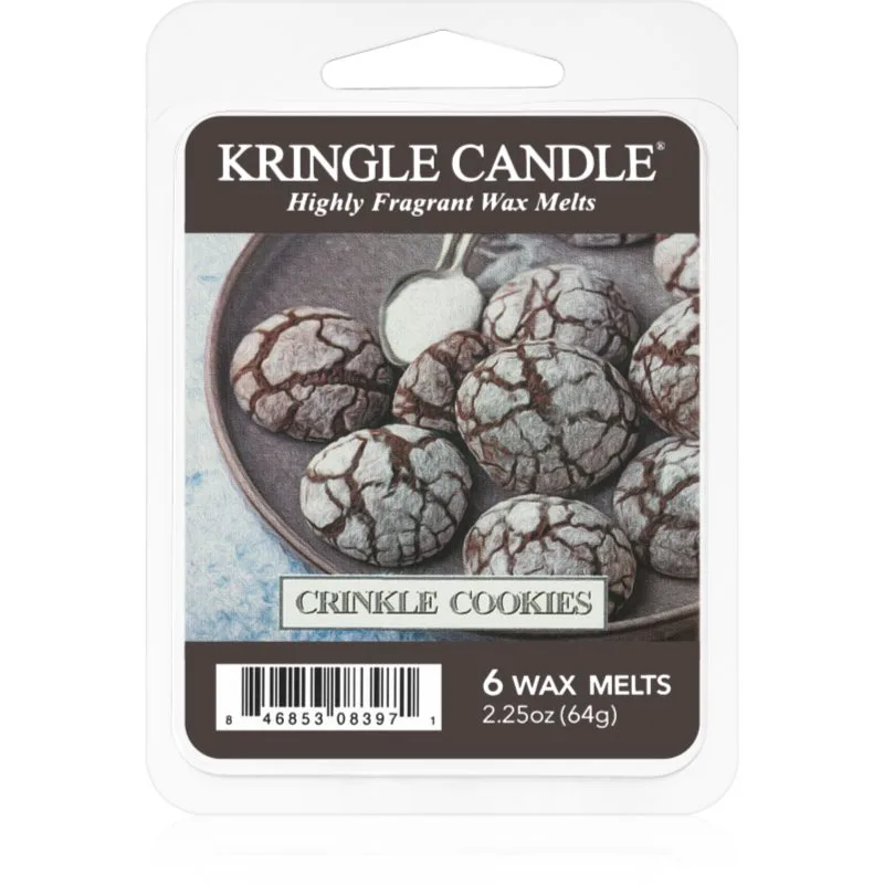 Kringle Candle Crinkle Cookies κερί για αρωματική λάμπα 64 γρ
