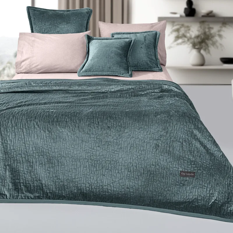 Κουβερτόριο Υπέρδιπλο (Σετ) 220X240 Guy Laroche Bolzano Emerald (220x240)