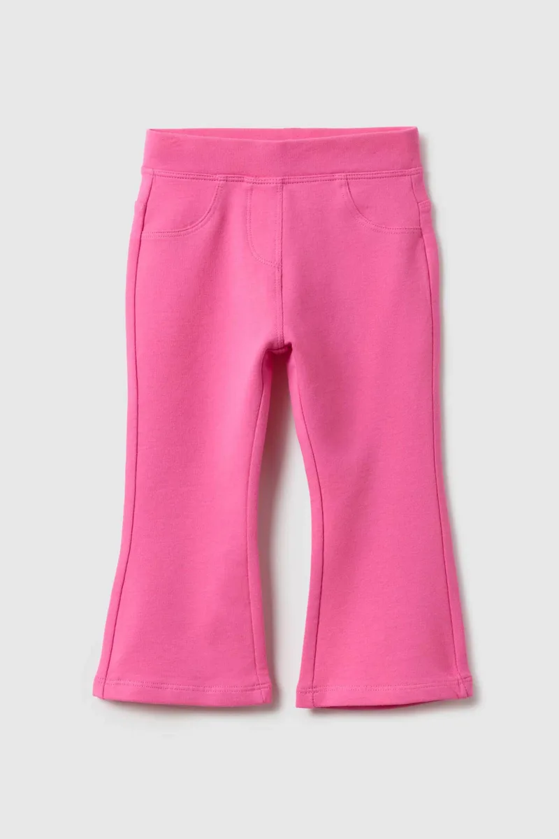 OVS βρεφικό κολάν μονόχρωμο Slim Fit - 002553140 Ροζ