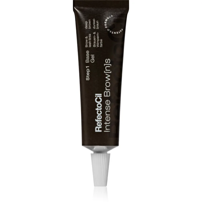 RefectoCil Intense Brow[n]s Base Gel βαφή για φρύδια και βλεφαρίδες με υφή τζέλ απόχρωση Deep Brown 15 ml