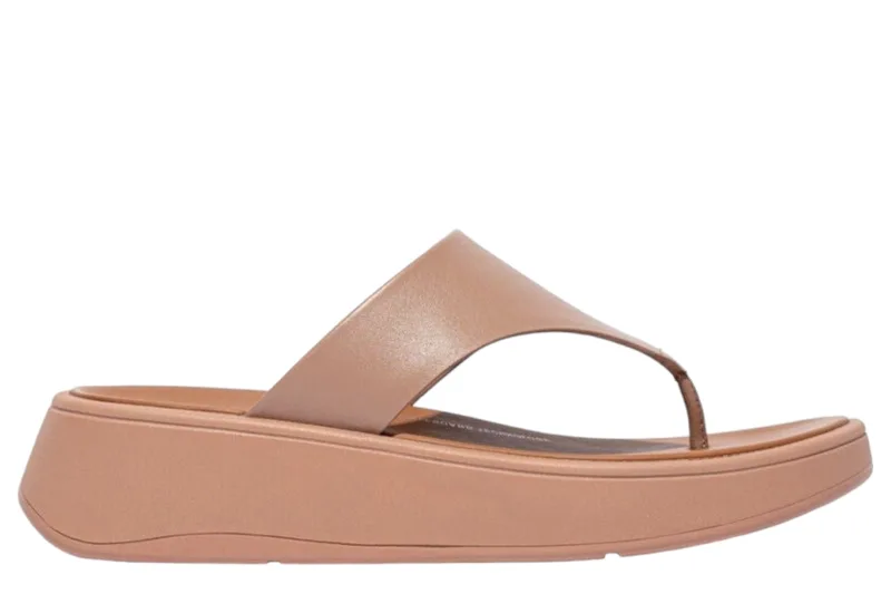 Σανδάλια Fitflop F-Mode Toe Post FW4-137-BEIGE Γυναικείο