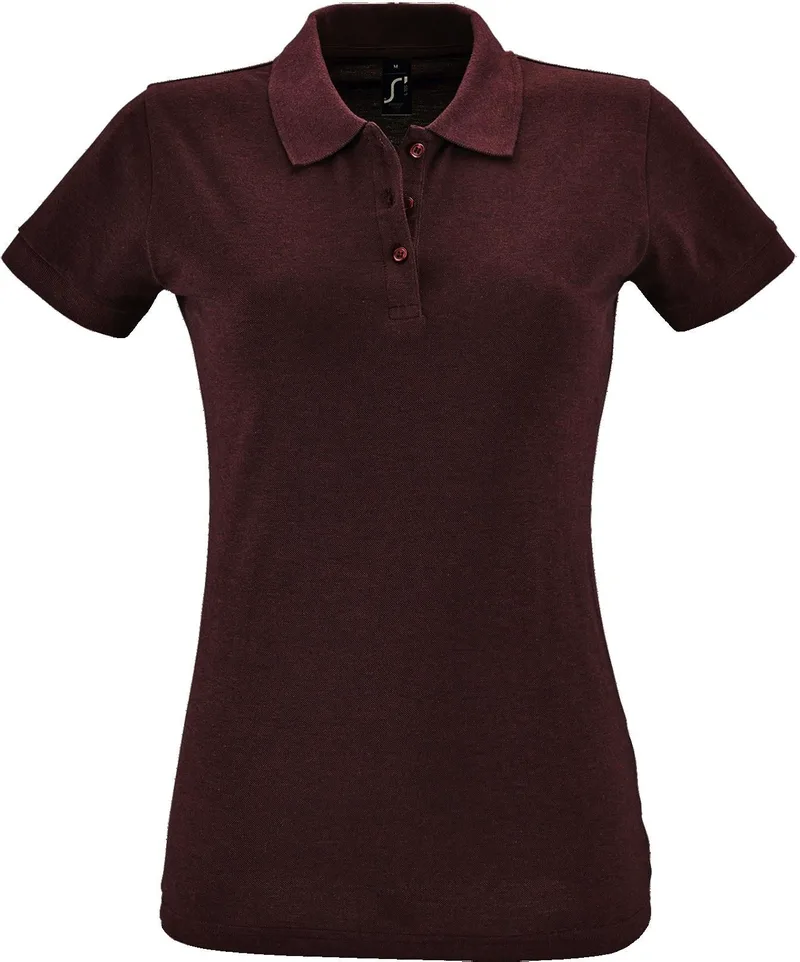 Γυναικείο πόλο πικέ Perfect Women SOLS 11347 Heather Oxblood