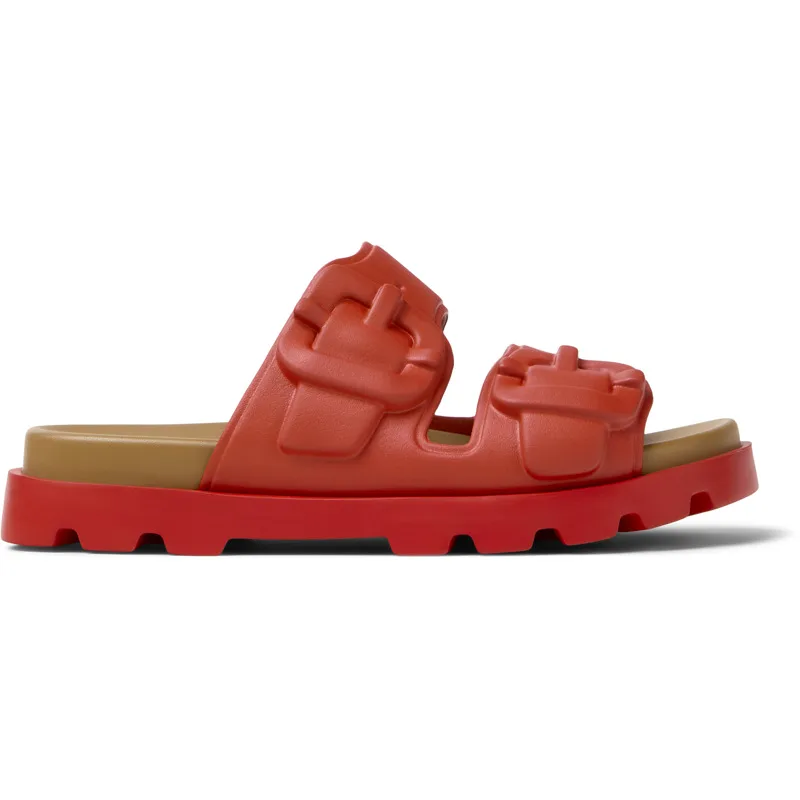 CAMPER Brutus Sandal - Πέδιλα Για Γυναικεία - Κόκκινο, Μέγεθος 37, Synthetic