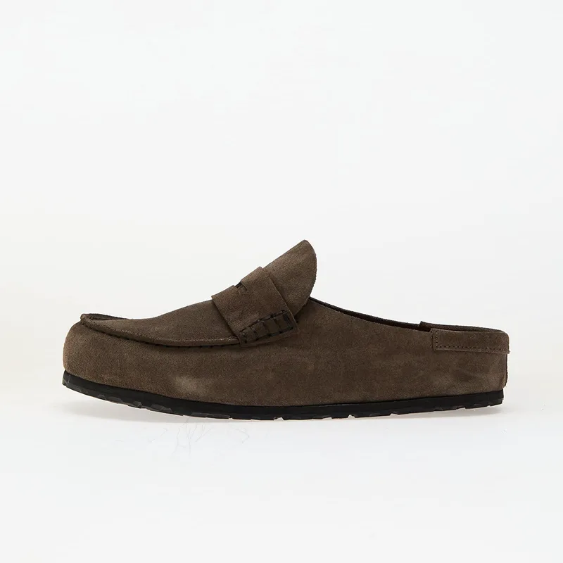 Sneakers Birkenstock Naples Wrapped Suede Leather Concrete Gray EUR 41