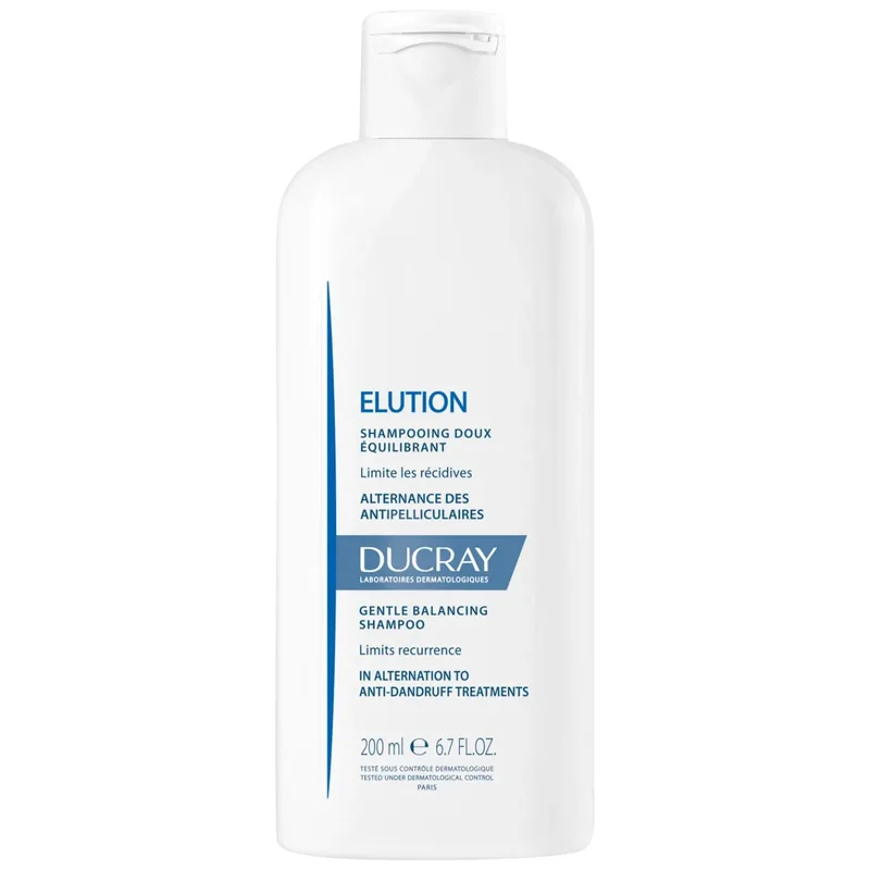 Ducray Elution Gentle Balancing Shampoo Σαμπουάν Εξισορρόπησης για Συχνή Χρήση & Παράλληλα με Αγωγή Κατά της Πιτυρίδας 200ml