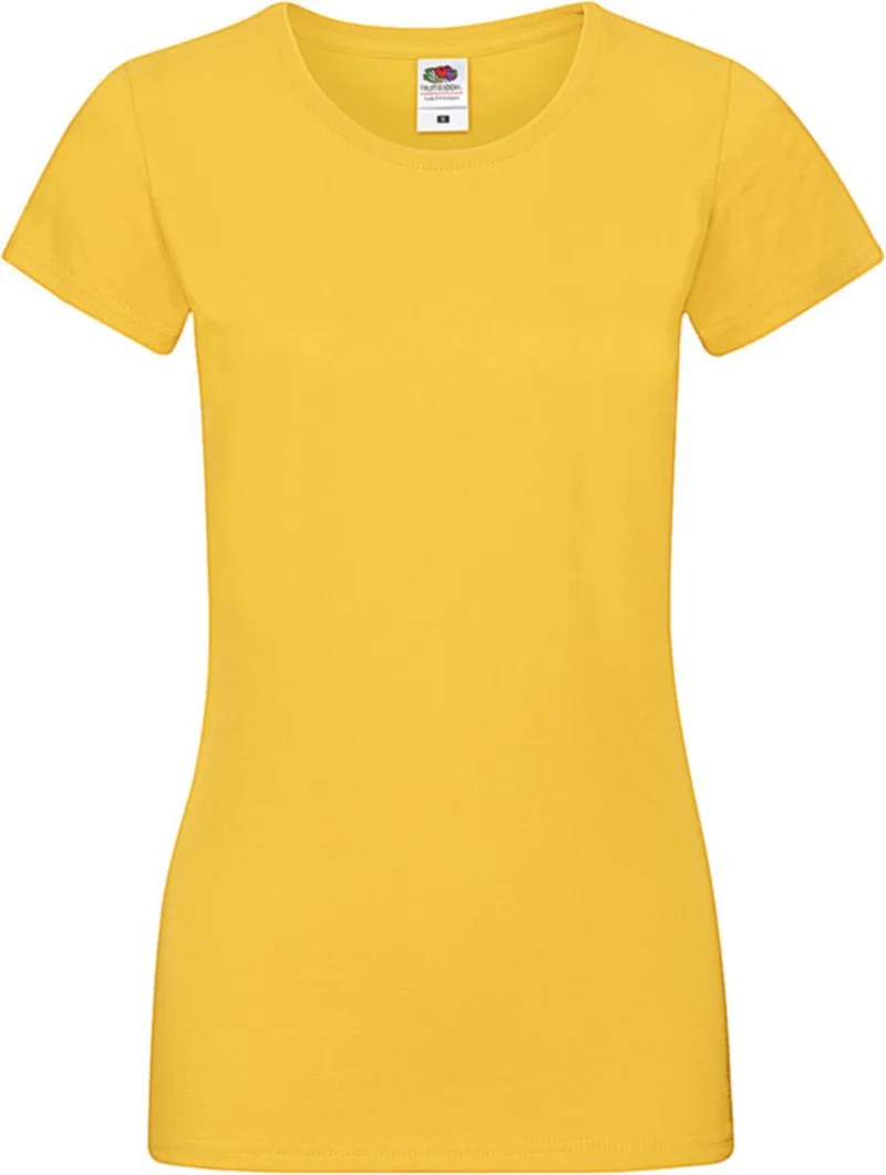 Lady-Fit Sofspun T Fruit of the Loom 61-414-0 Sunflower