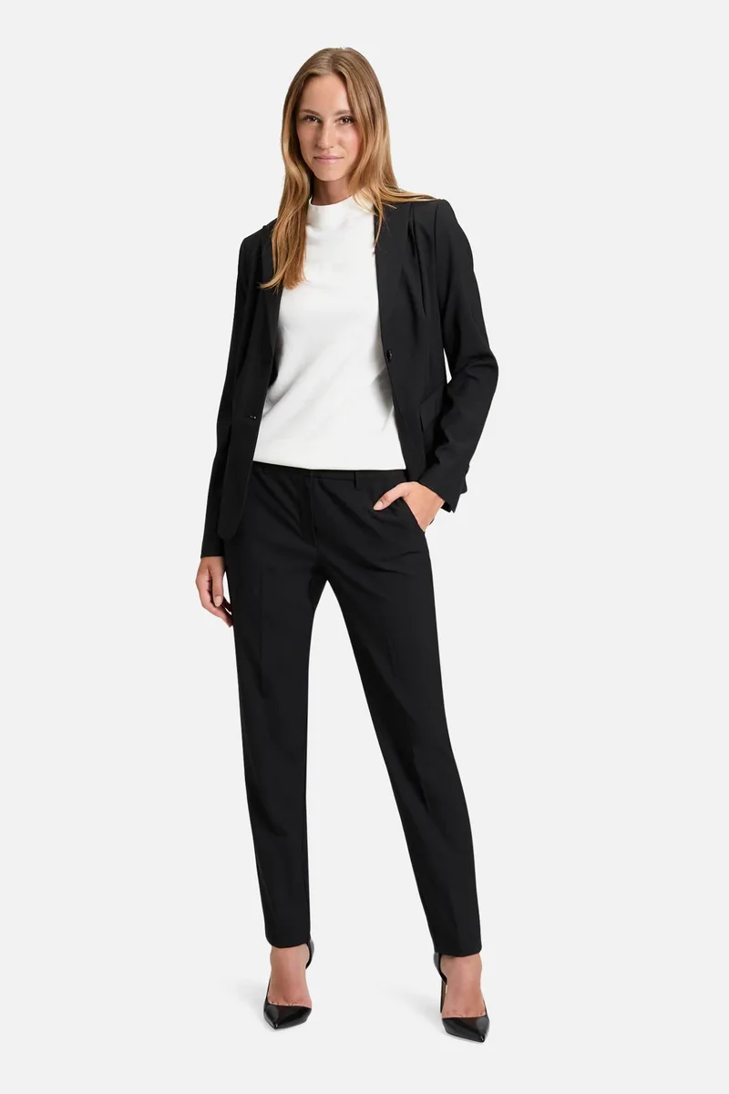 Betty Barclay γυναικείο παντελόνι chino Relaxed Fit - 6002/1080 Μαύρο